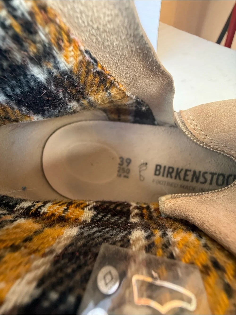 Birkenstock Melrose Suede Leaather Ankle Boots Women Sz 39 US 8 In Tan Nude